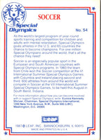 1987 Leaf Special Olympics Soccer #S4
