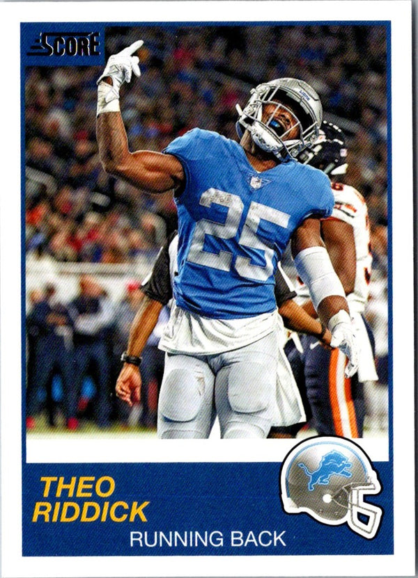 2019 Score Theo Riddick #219