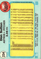 1982 Fleer Don Sutton #234