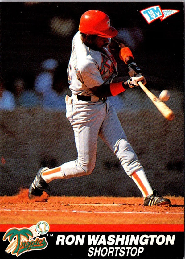 1989 T&M Senior League Ron Washington #110
