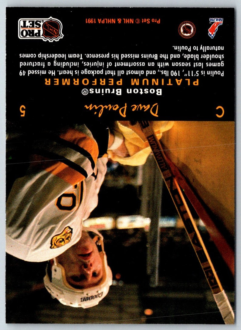 1991 Pro Set Platinum Dave Poulin