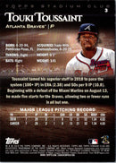 2019 Stadium Club Touki Toussaint