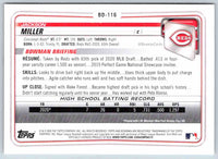 2020 Bowman Draft Jackson Miller #BD-116