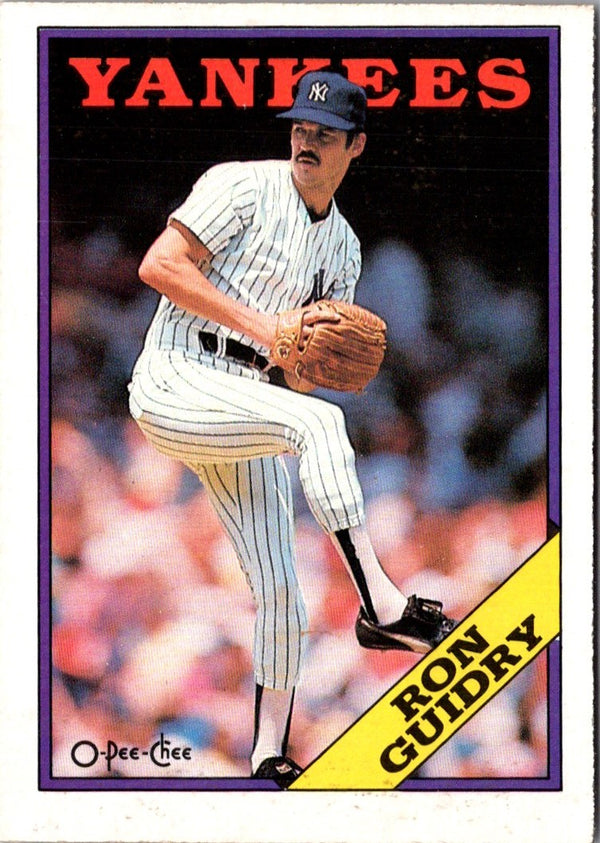 1988 O-Pee-Chee Ron Guidry #127