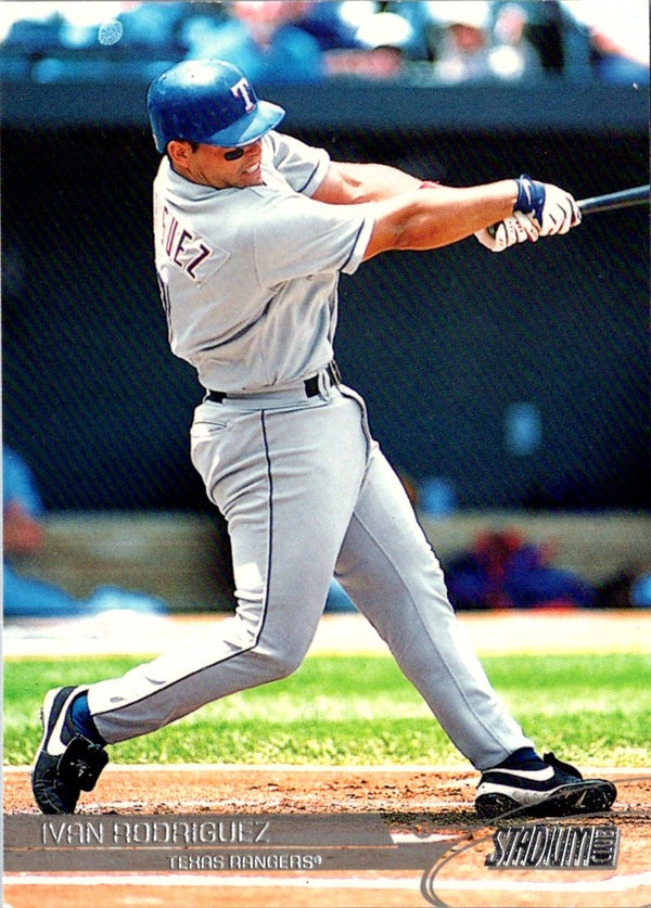 2003 Stadium Club Royal Gold Ivan Rodriguez #7
