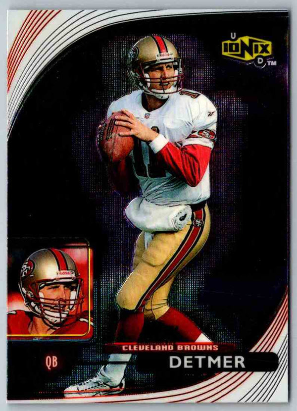 1999 Upper Deck Ionix Ty Detmer #14