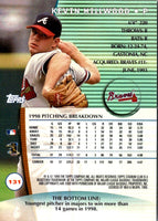 1999 Stadium Club Kevin Millwood #131