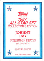 1987 Topps Glossy Send-Ins Johnny Ray #55