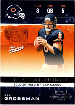 2007 Playoff Contenders Rex Grossman #17