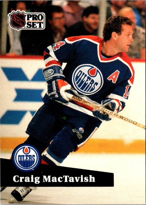 1991 Pro Set Craig MacTavish #77