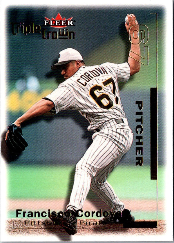 2001 Fleer Triple Crown Francisco Cordova #167