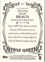 2016 Topps Gypsy Queen Ryan Braun #161