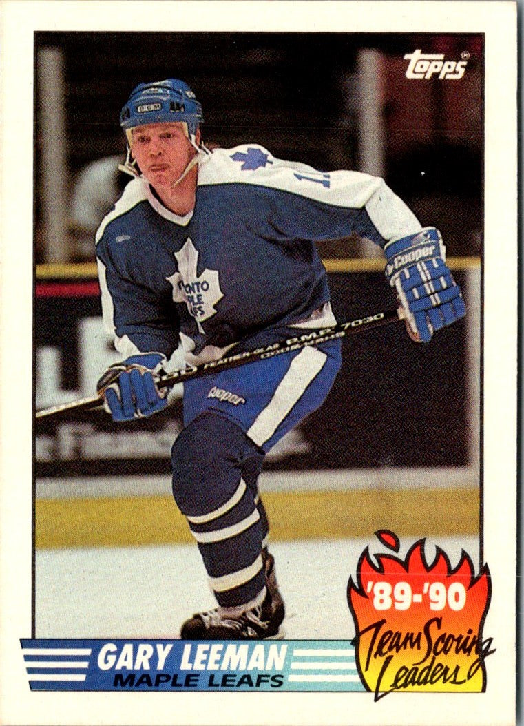 1990 Topps Team Scoring Leaders Gary Leeman