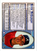 1998 Bowman Chrome Kevin McGlinchy #98