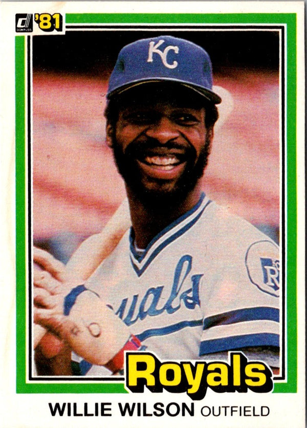 1981 Donruss Willie Wilson #223