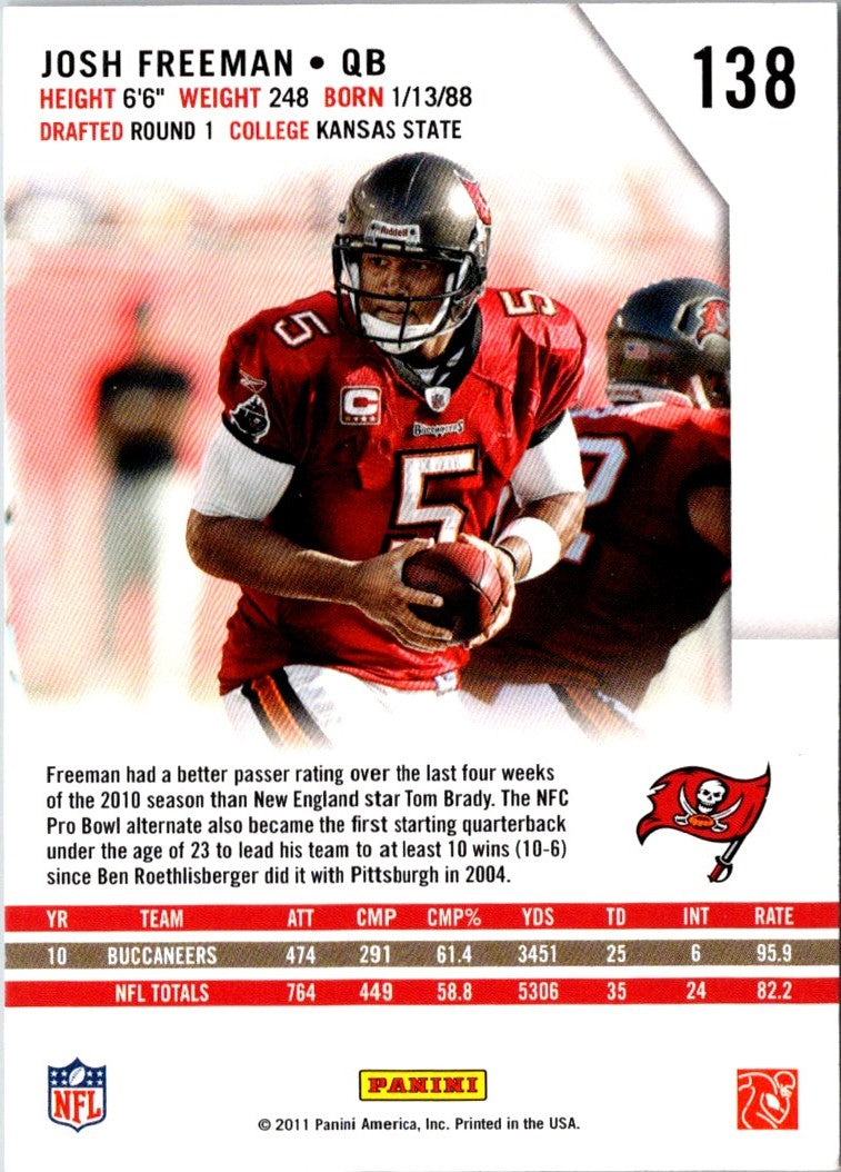 2011 Panini Certified Josh Freeman