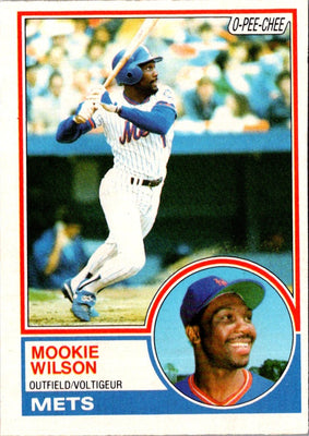 1983 O-Pee-Chee Mookie Wilson #55