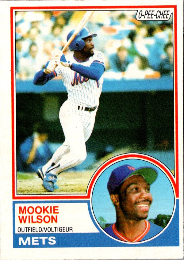 1983 O-Pee-Chee Mookie Wilson #55