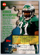 1997 Topps Stadium Club Football Derrick Witherspoon
