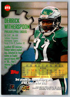 1997 Topps Stadium Club Football Derrick Witherspoon #273