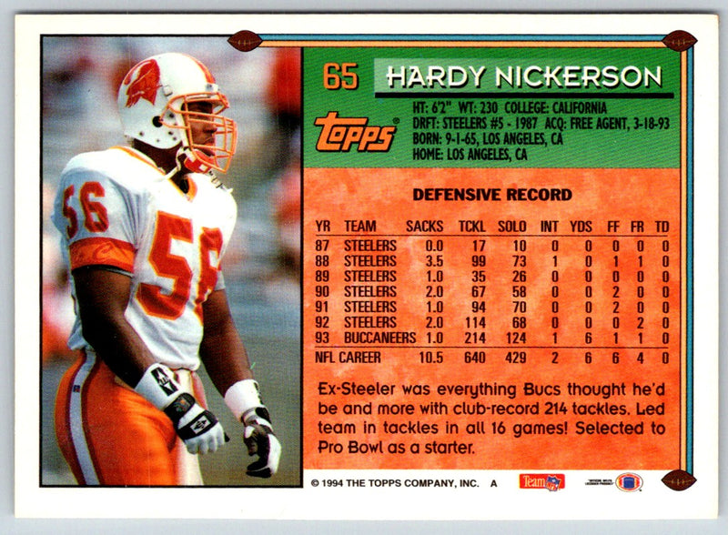 1994 Topps Hardy Nickerson