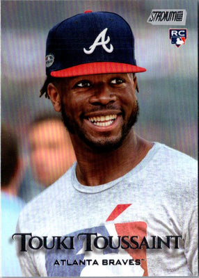 2019 Stadium Club Touki Toussaint #3 Rookie