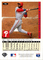 1994 Collector's Choice Wes Chamberlain #76 Silver Signature