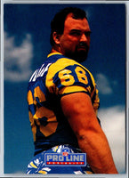 1991 Pro Line Portraits Autographs Tom Newberry #NNO Autograph