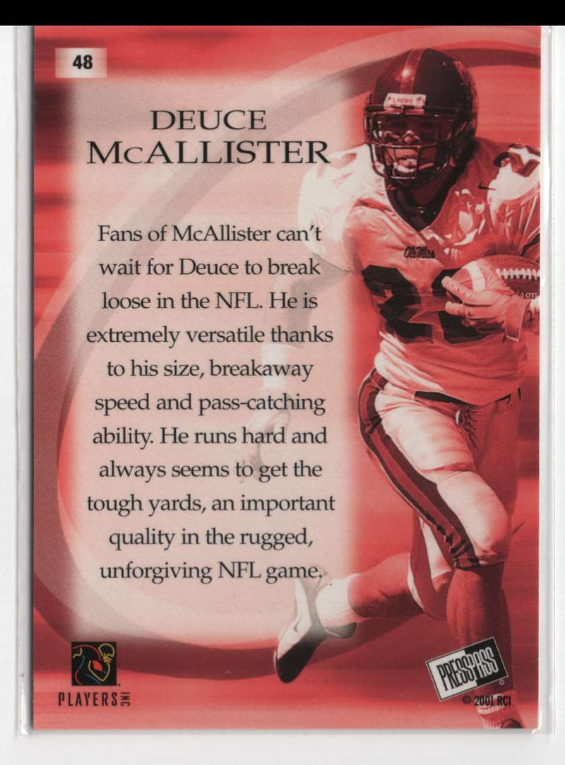 2001 Press Pass Deuce McAllister