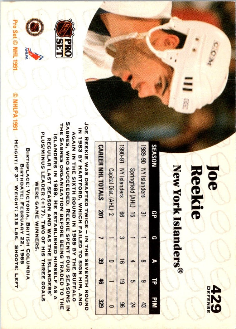 1991 Pro Set Joe Reekie