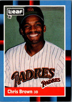 1988 Leaf Chris Brown #221