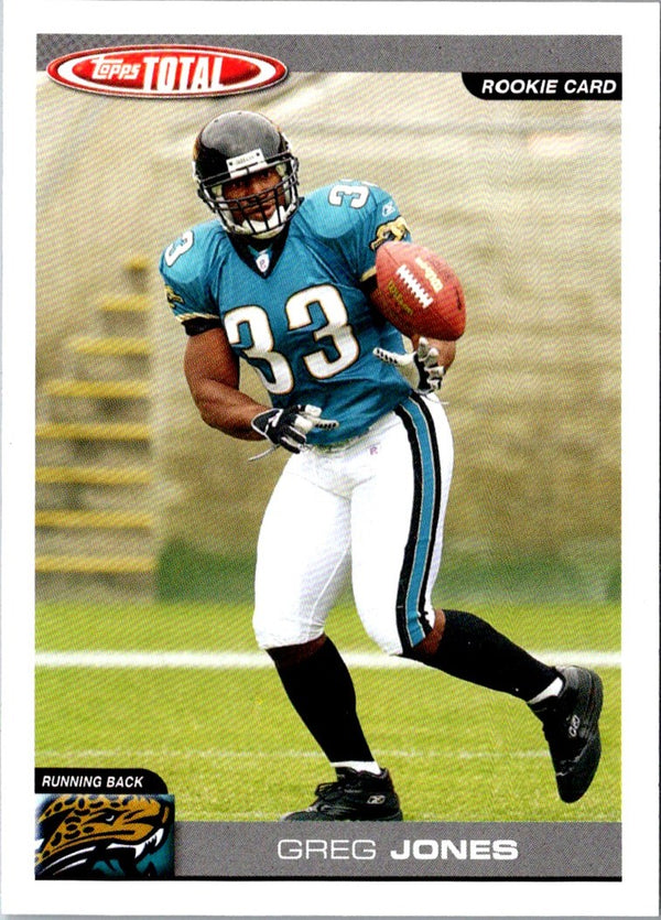 2004 Topps Total Greg Jones #390 Rookie