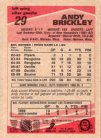 1989 O-Pee-Chee Andy Brickley #29 Rookie