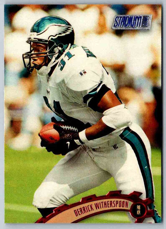 1997 Topps Stadium Club Football Derrick Witherspoon #273