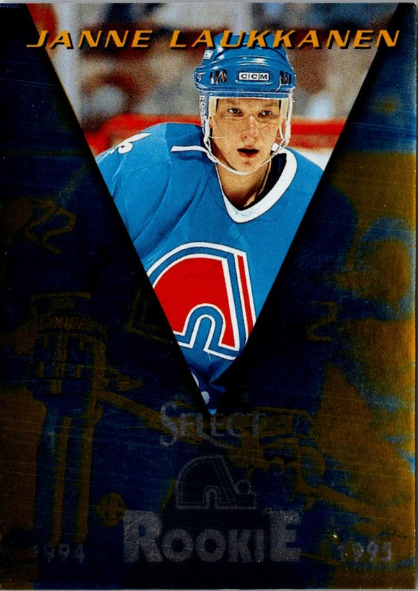 1994 Pinnacle Rookie Team Foil Back Denis Tsygurov/Janne Laukkanen #RTP3