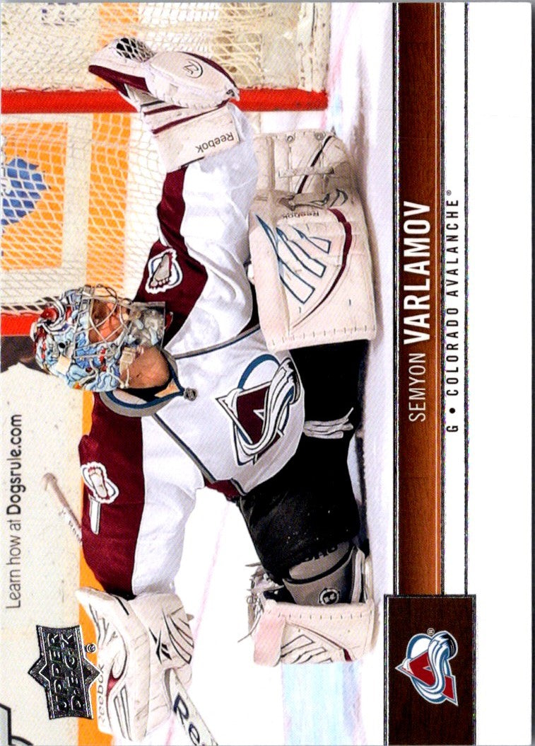 2012 Upper Deck Semyon Varlamov