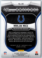 2019 Panini Certified Marlon Mack #29