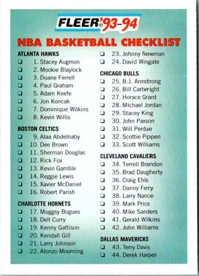 1993 Fleer Checklist 86-165 #239