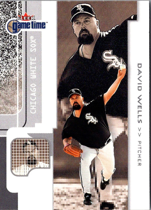 2001 Fleer Game Time David Wells #6