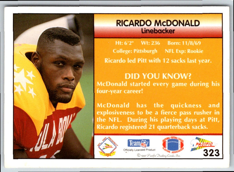 1992 Pacific Ricardo McDonald
