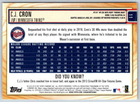 2019 Topps Big League C.J. Cron #11