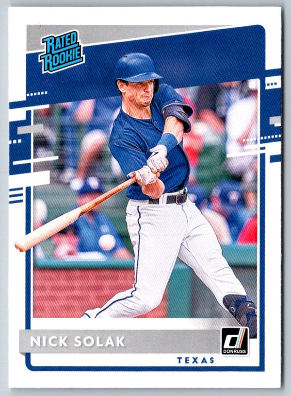 2020 Donruss Nick Solak #57 Rookie