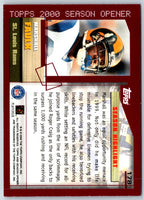 2000 Topps Season Opener Marshall Faulk #178