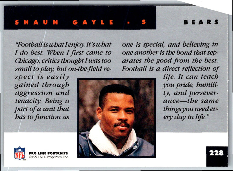 1991 Pro Line Portraits Shaun Gayle