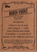 2002 Topps 206 Robin Yount #289A