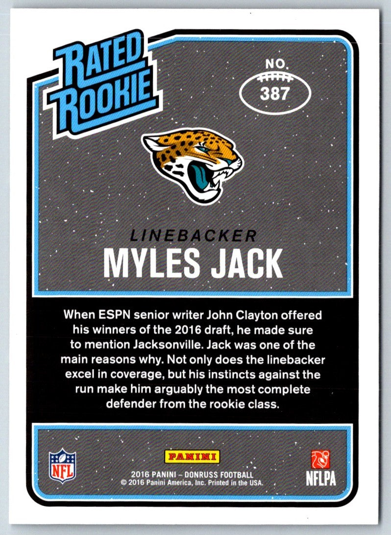 2016 Donruss Myles Jack