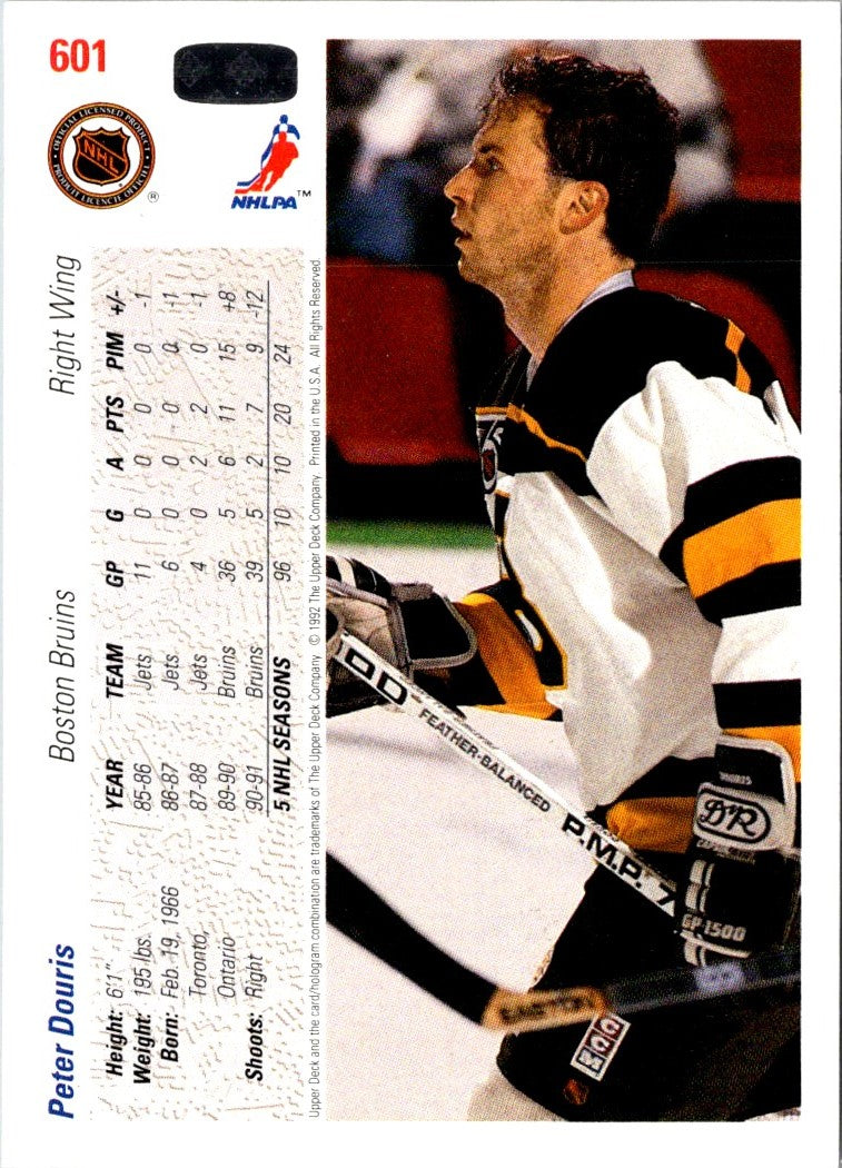 1991 Upper Deck Peter Douris