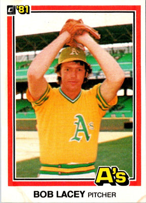 1981 Donruss Bob Lacey #240B