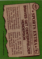 1976 Topps Traded Ken Henderson #464T