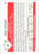 1979 TCMA 50's Dee Fondy